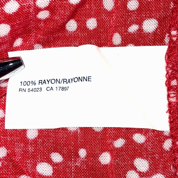 GAP Red with White Spotted Flowy Skirt - Picture 10 of 10